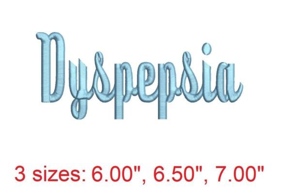 Download Dyspepsia Embroidery Font - Font Collection