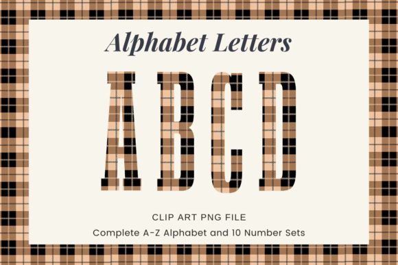 Download Buffalo Plaid Alphabet Autumn Fonts - Font Collection