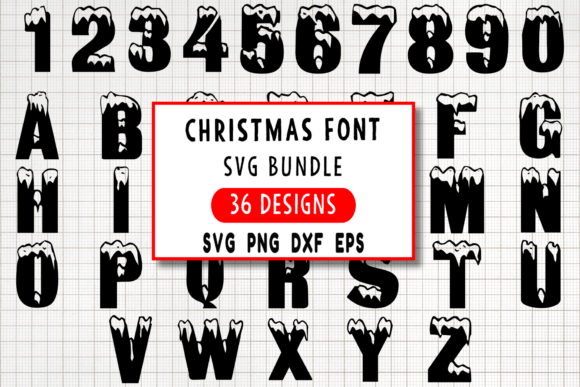 Download Christmas Font SVG - Font Collection