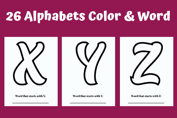 Download Alphabets Warmth Font - Coloring Page - Font Collection