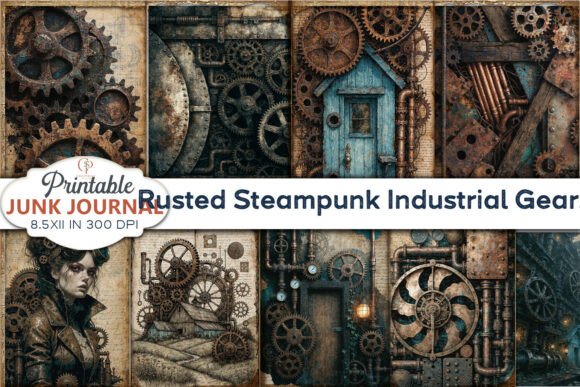 Download Rusted Steampunk Industrial Gear Junk Jo - Industrial Collection