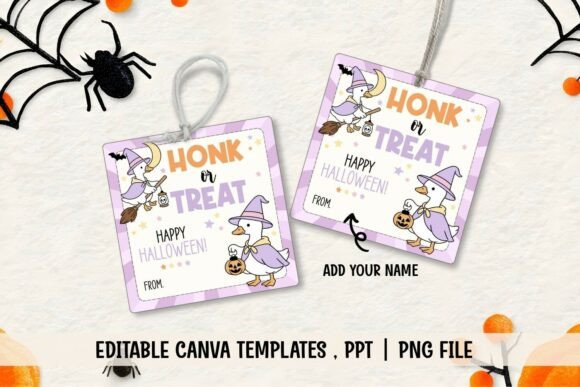 Download Honk or Treat Goose Gift Tags - Premium Bundle