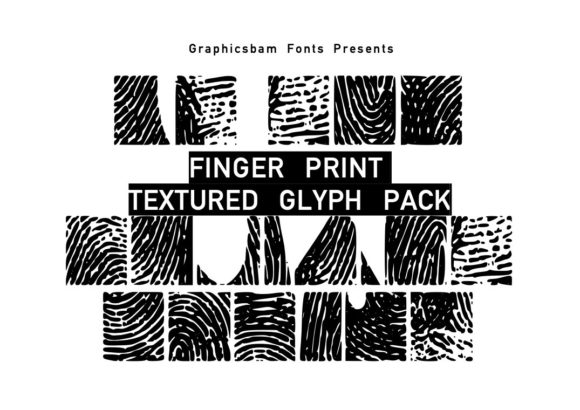 Download Finger Prints Glyph Font - Font Collection