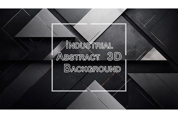 Download Industrial Abstract 3D Background - Industrial Collection