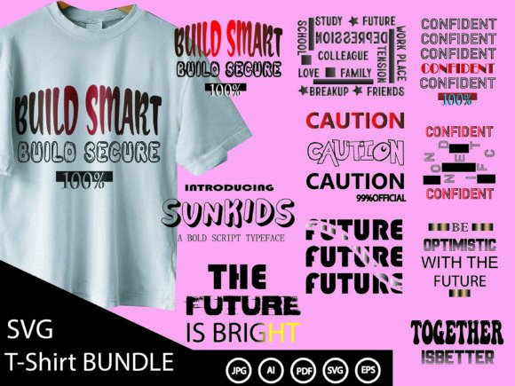 Download SVG Bundle/T-shirt Bundle/T-shirt Font - Font Collection
