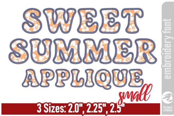 Download Sweet Summer Groovy Applique Font - S - Font Collection