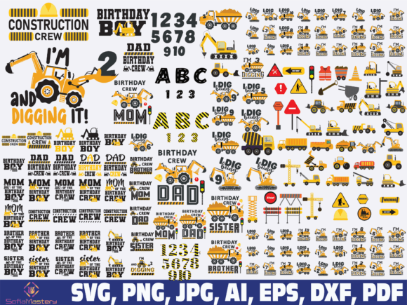Download Construction Png Svg, Font Birthday Boy - Font Collection