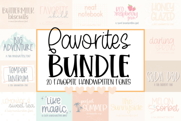 Download Favorites Font Bundle - Font Collection