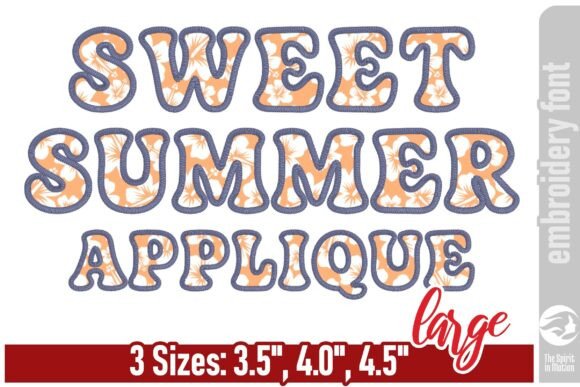 Download Sweet Summer Groovy Applique Font - L - Font Collection
