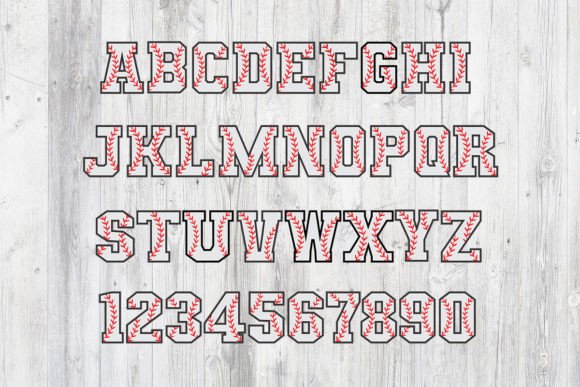 Download Baseball Font SVG, Varsity Letters - Font Collection