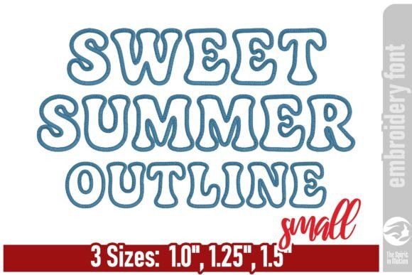 Download Sweet Summer Groovy Outline Font | S - Font Collection