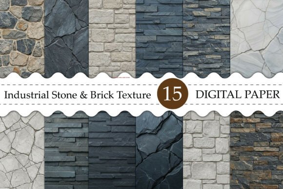 Download Industrial Stone &amp; Brick Texture Bundle - Industrial Collection
