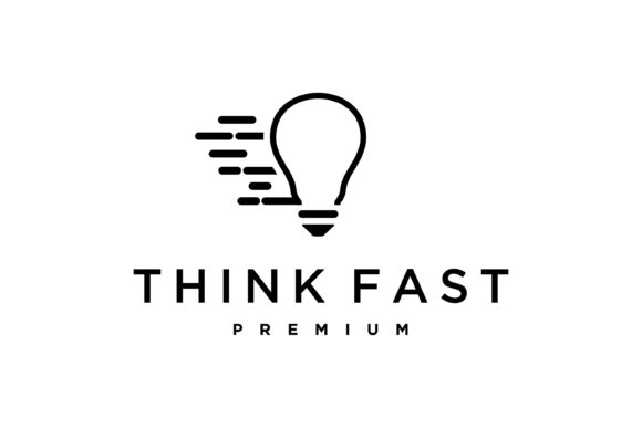 Download Think Fast Light Bulb Creative Design - Premium Bundle