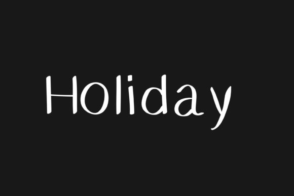 Download Holiday Font - Font Collection
