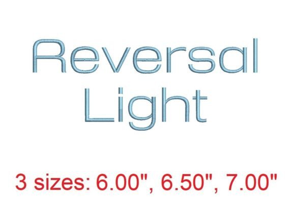 Download Reversal Light Embroidery Font - Font Collection