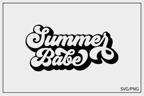 Download Summer Babe Retro Font Typography - Font Collection